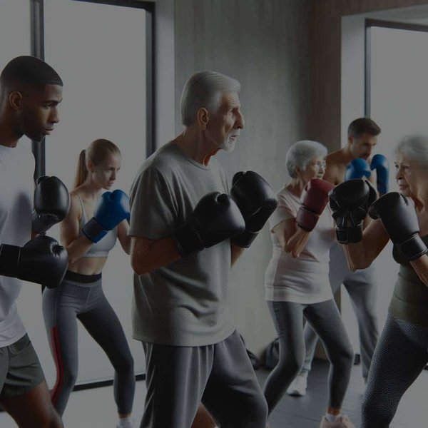 Comment la pratique de la boxe peut-elle être adaptée pour les personnes âgées visant à améliorer la coordination et la force ?